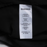 Sandro Women's Black Long Sleeve Blouse Size 34 FR 6 UK 2 US SFPTO00542