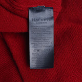 Hackett London Men's Red Knit Crew Neck 100% Wool Sweater Size XL HM702874