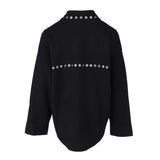 Maje  Strick , schwarz, für Damen, aus einer Mischung aus  , Größe 34 FR, 6 UK, 2 US, MFPCA00240Wolle  Strickjacke