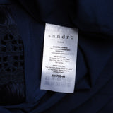 Sandro Women's Navy Sleeveless Short Dress Size 40 FR 12 UK 8 US R5178E