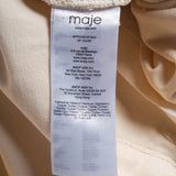 Maje Women's Ecru 100% Cotton Jumpsuit Size 38 FR 10 UK 6 US MFPCO00167