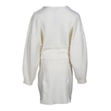 Maje Women's Ecru Wool Dress Size 38 FR 10 UK 6 US MFPRO03057
