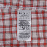 Hackett London Men's Checked Red Shirt Size S Check HM309210