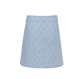 Sandro Paris Women's Blue Front Zip Short Skirt Size 34 FR 6 UK 2 US SFPJU00611