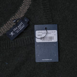 Hackett London Top Sweater Knit Wool Green Size S HM702903