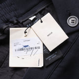 Sandro Men's Navy Straight Elastic Waist Trousers Size 36 FR 28 US SHPPA00609