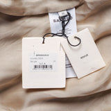 Sandro Damen-Parka, kurz, beige, mit Logo-Aufnäher, Größe 36, FR 8, UK 4, US SFPOU00609