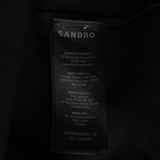 Sandro Women's Black Knit Rhinestone Dress Size 38 FR 10 UK 6 US SFPRO02695