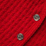 Sandro Women's Red Knit Wool Blend Cropped Vest Size 0 XS 6 SFPPU01769