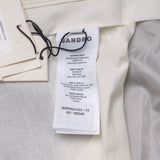 Sandro Men's Brown Virgin Wool Suit Trousers Size 40 FR 30 US SHPPA01331