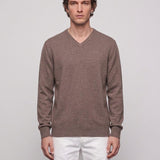 Hackett London Men's Brown V-Neck 100% Wool Sweater Size XXL HM702875