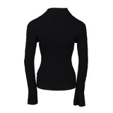 Maje Women's Black Knit Wool Blend Sweater Size 40 FR 12 UK 8 US MFPPU00524