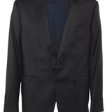 Hackett London Men's Black 100% Virgin Wool Suit Jacket Size 46 L HM422832
