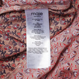Maje Women's Pink Floral Asymmetric Skirt Size 40 FR 12 UK 8 US MFPJU00886