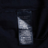 Hackett London Men's Navy Knit V-Neck Wool & Silk Blend Sweater Size S HM702835