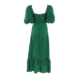 Sandro Damen-Langkleid in Grün mit Strasssteinen, Größe 36 FR, 8 UK, 4 US, SFPRO02951