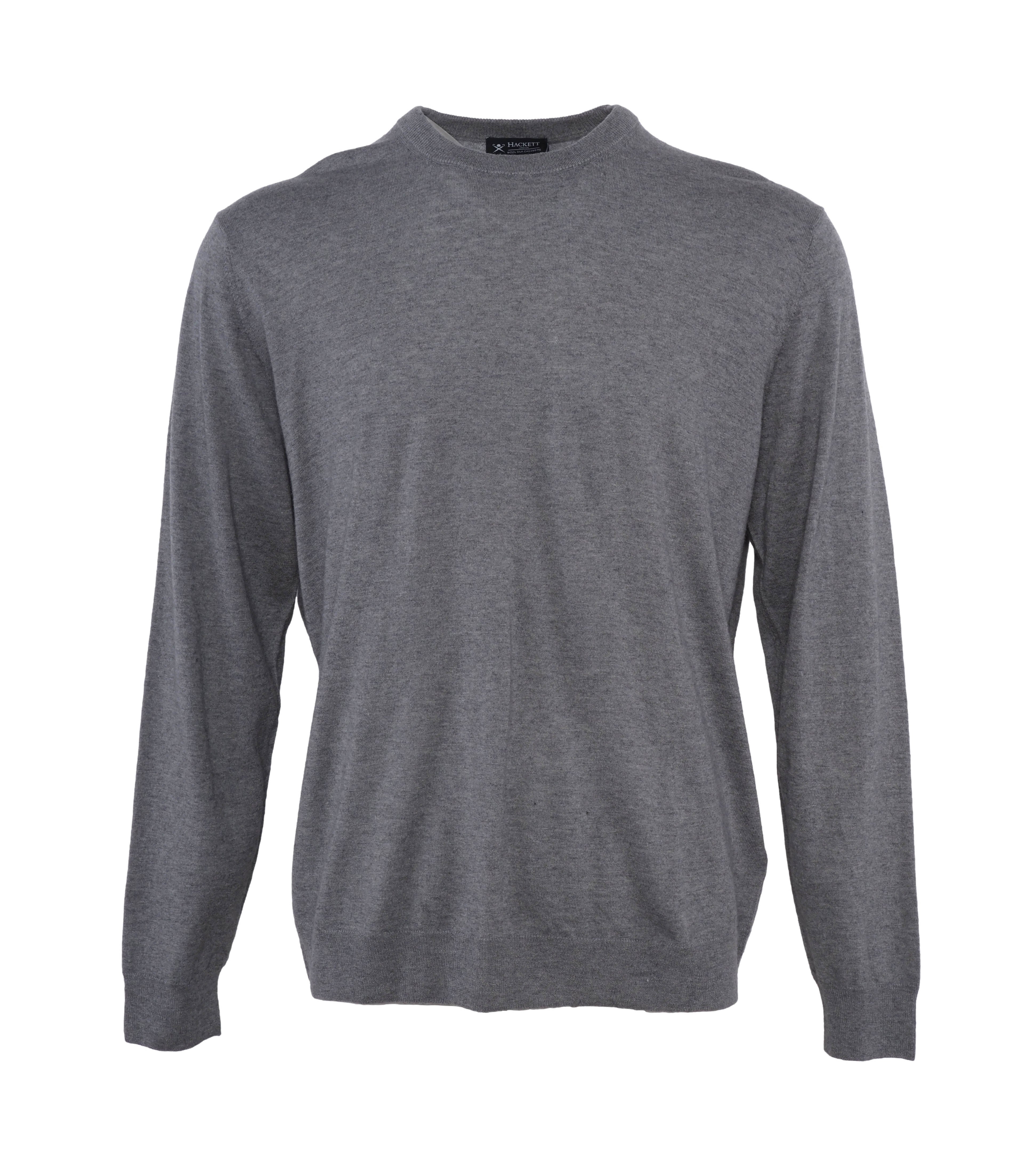 Hackett London Men's Grey Knit Cashmere Blend Sweater Size 2XL HM702428