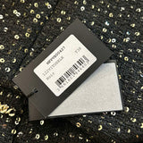 Maje Women's Black Sequins Wool Blend Tweed Vest Size 38FR 10UK 6US MFPVE00427