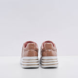 Hogan Women's Pink Leather Rebel H564 H Patta Sneakers Size 40 EU 7 UK 10 US