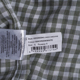 Hackett London Herren-Langarm-Shirt aus grünem Gingham-Stoff „ Baumwolle “ Bluse Hemdbluse , Größe S, HM308859