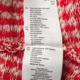 Sandro Damenkleid, rot, „ Strick  “, aus einer Mischung ausWolle , Größe 34 FR, 6 UK, 2 US, SFPRO02148