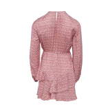 Maje Rosa Viskose-Kurzkleid für Damen mit Blumenmuster, Größe 36 (FR 8, UK 4, US MFPRO02647)