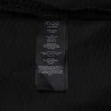 Maje Women's Black Velvet Tweed Vinyl Short Dress Size 36 FR 8 UK 4US MFPRO02619