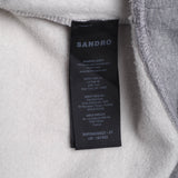 Sandro Men's Grey Crew Neck Together Cotton Sweatshirt Size S SHPSW00623