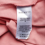 Hackett London Men's Pink Embroidered Logo Polo Shirt Size M HM562934