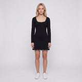 Sandro Paris Schwarzes Kurzkleid für Damen mit Strasssteinen, Größe 38FR, 8UK, 4US, SFPRO03314