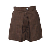 Sandro Women's Brock Check Wool Blend Shorts Size 34 FR 6 UK 2 US SFPSH00273