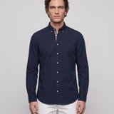 Hackett London Top Shirt Logo Blue Size M HM309172