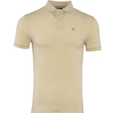 Hackett London Men's Yellow 100% Cotton Short Sleeve Polo Shirt Size XS HM562363