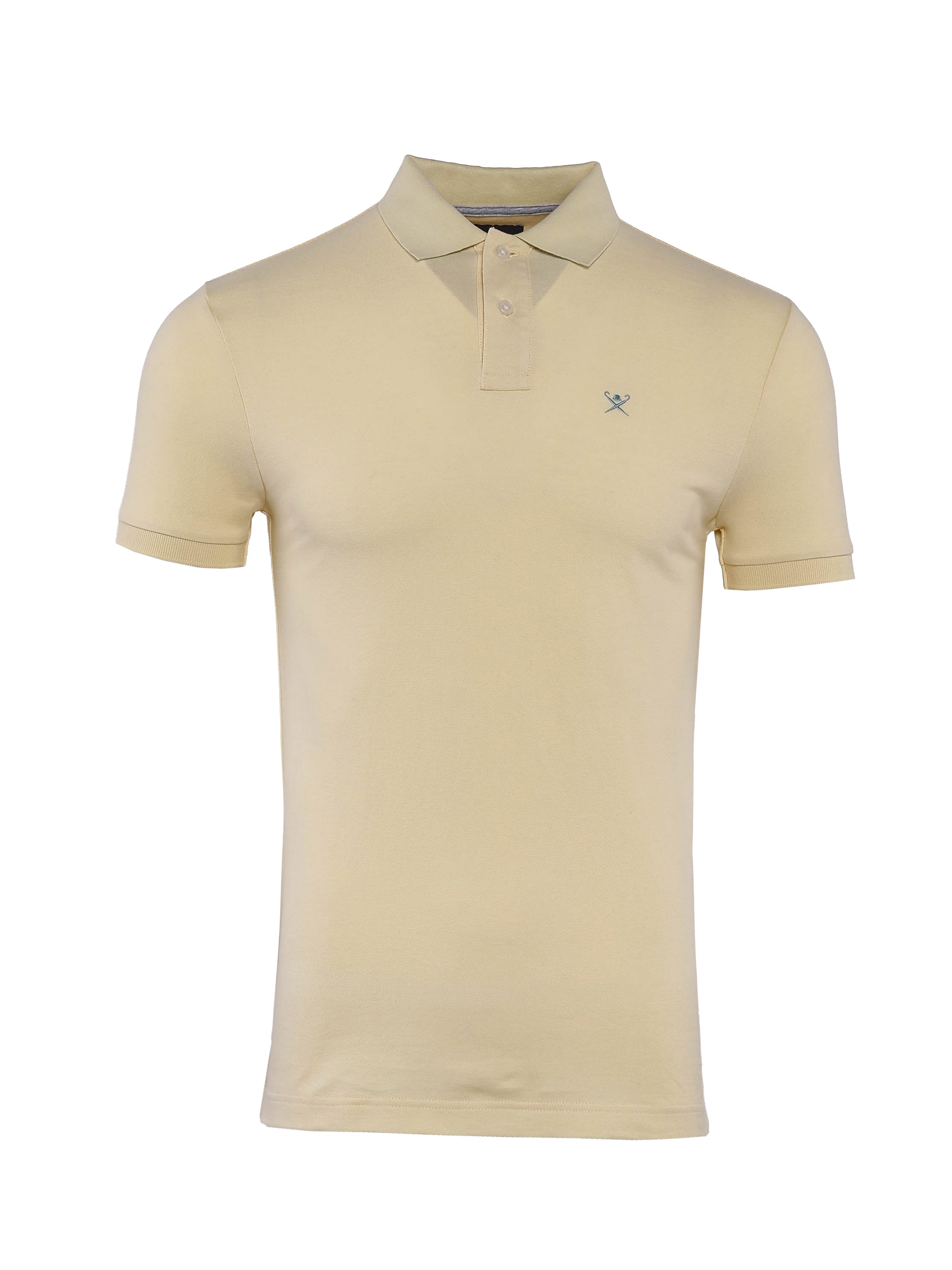 Hackett London Men's Yellow 100% Cotton Short Sleeve Polo Shirt Size XS HM562363