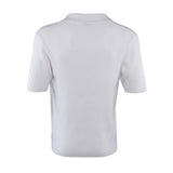 Sandro Paris Men's Ecru Knit Short Sleeve Polo Shirt Size XL SHPTR00259