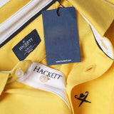 Hackett London Men's Yellow Short Sleeve 100% Cotton Polo Shirt Size S HM562979