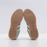 Hogan Women's Green H357 Suede Retro Volley Sneakers Size 40 EU 7 UK 10 US