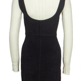Sandro Women's Black Wool Blend Pinafore Dress Size 40 FR 12 UK 8 US SFPRO03263