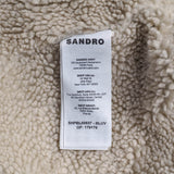 Sandro Men's Blue Faded Denim Worker Jacket Size S SHPBL00837