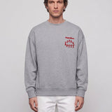Sandro Men's Grey Crew Neck Together Cotton Sweatshirt Size S SHPSW00623