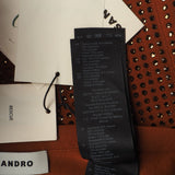 Sandro Damenrock in Braun mit Strasssteinen, Midi-Länge, Größe 40 (FR 12, UK 8, US), Artikelnummer SFPJU00912