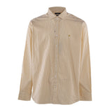 Hackett London Men's Yellow Striped Long Sleeve Cotton Shirt Size XXL HM309164