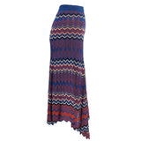 Sandro Paris Women's Multicolour Knit Long Skirt Size 34 FR 2 UK 4 US  J30336E