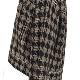 Sandro Women's Black Houndstooth Jacket Size 36 FR 8 UK 4 US SFPCA00553