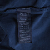 Hackett London Men's Navy Printed Back 100% Cotton Polo Shirt Size M HM562401