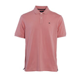Hackett London Top Polo Shirt Knit Embroidered Logo Pink Size XL HM562688