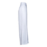 Sandro Paris Women's White Wide Leg Trousers Size 40 FR 12 UK 8 US SFPPA01132