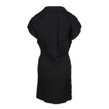 Sandro Women's Black Linen Blend Shirt Dress Size 36 FR 8 UK 4 US SFPRO00473