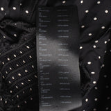 Maje Asymmetrisches Damenkleid in Schwarz mit Polka-Dots, Größe 34 (FR), 6 (UK), 2 (US), MFPRO02563