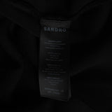 Sandro Women's Black Two-Tones Short Dress Size 38 FR 10 UK 4 US SFPRO03191